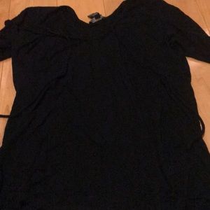 Black long sleeve blouse